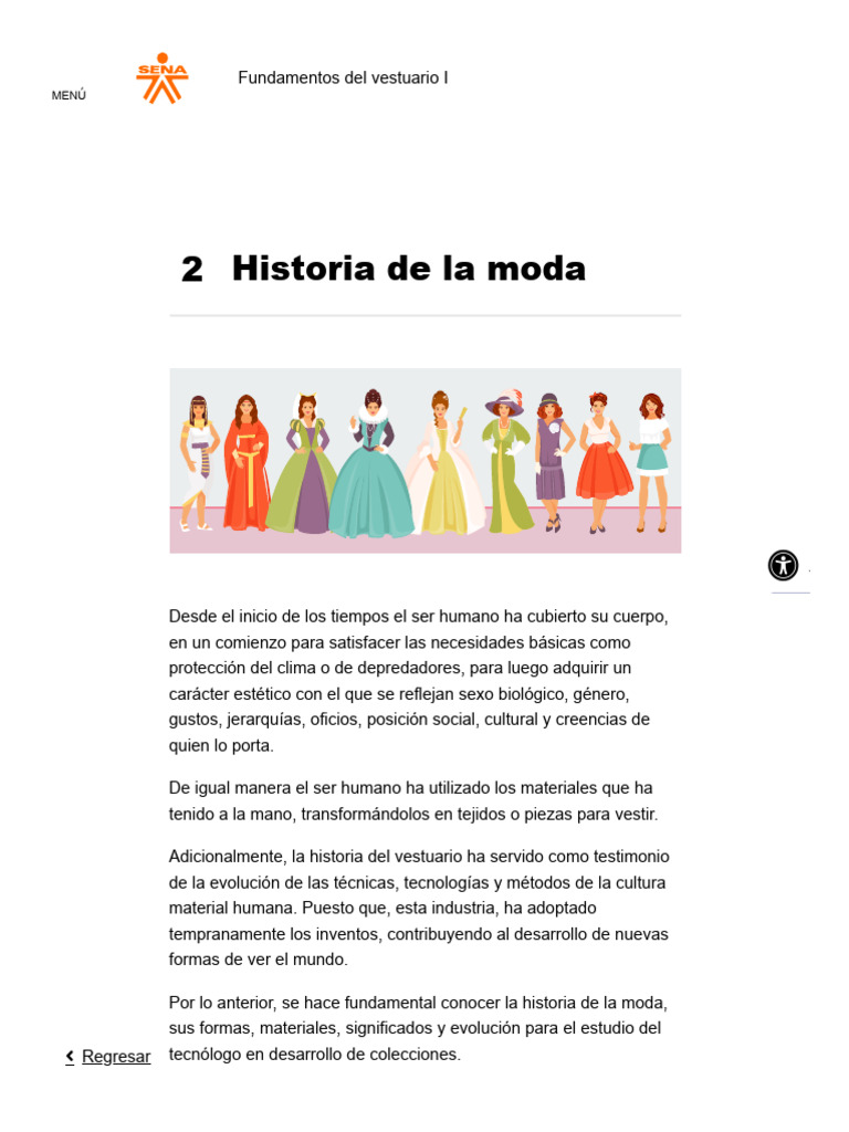 Evolución de la Moda a lo Largo de la Historia | PDF | Ropa | Textiles