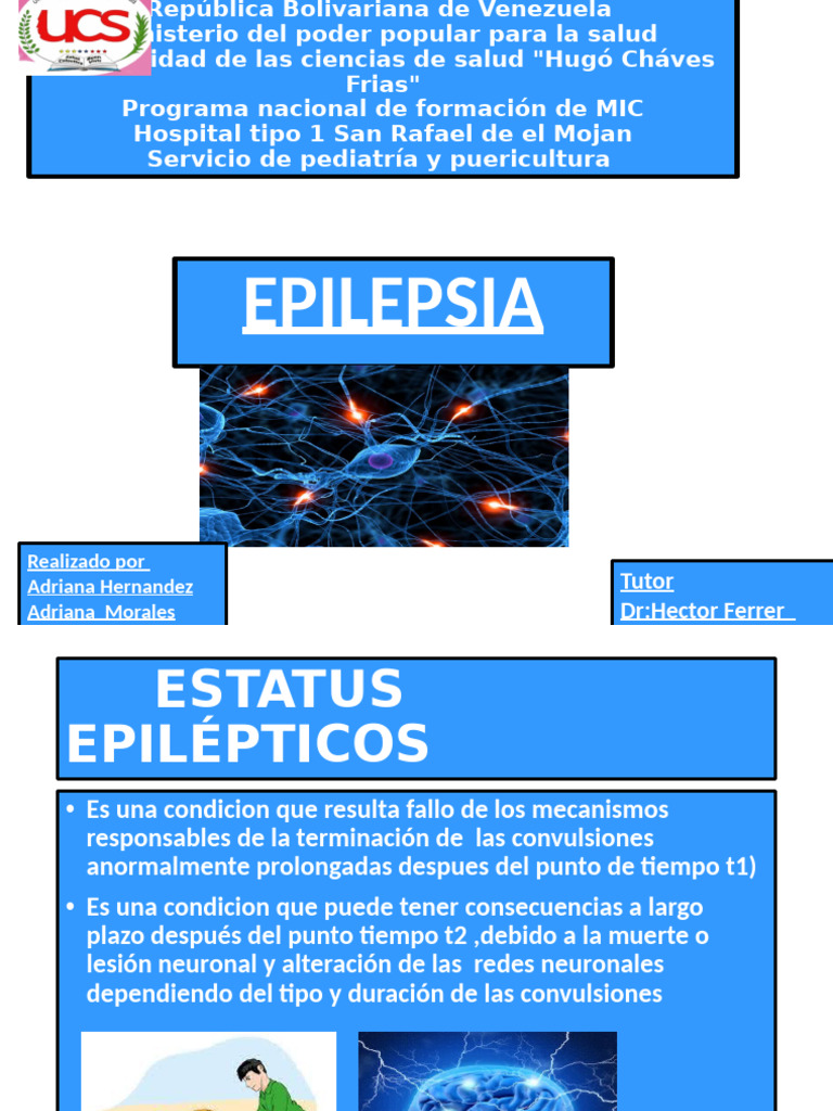Epilepsia. MIC 5to Año Ucs..7w8qoqoieueue | PDF | Epilepsia ...