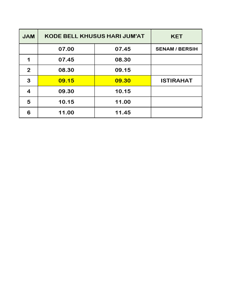 Jam Jumat | PDF