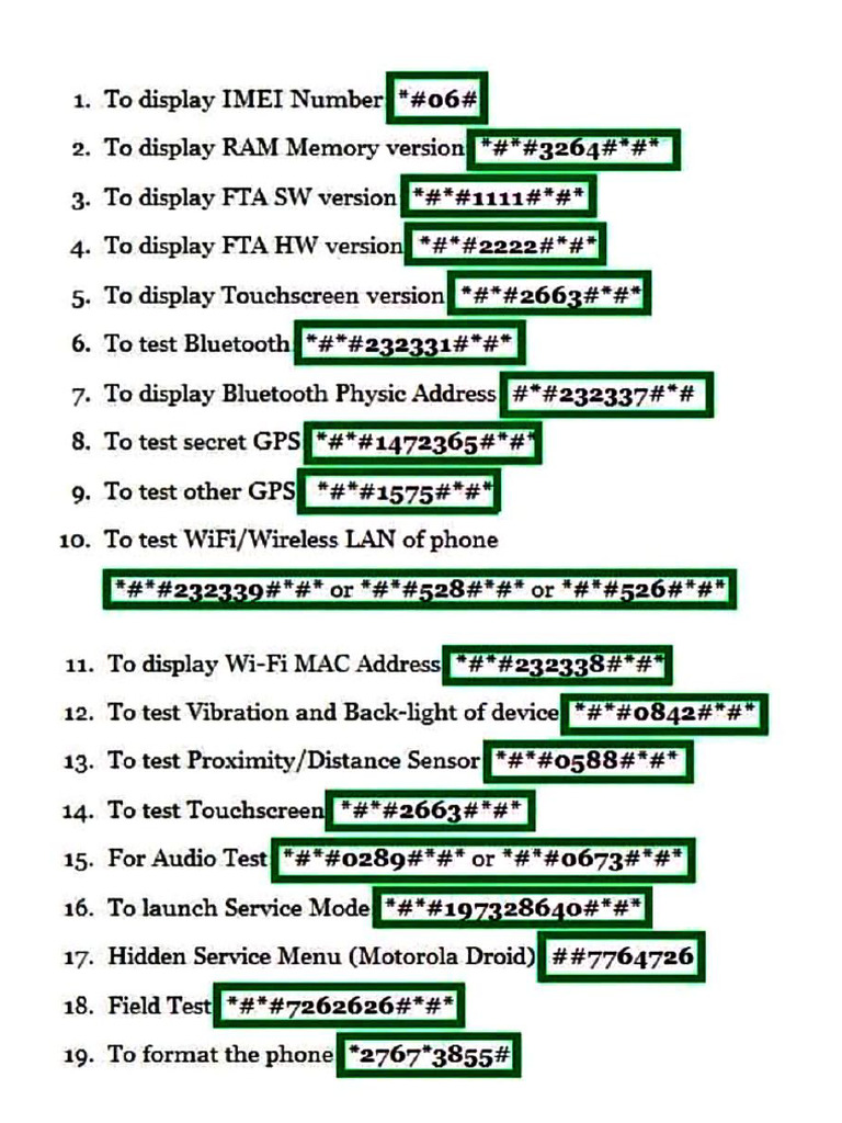 Mob Functions Keys | PDF