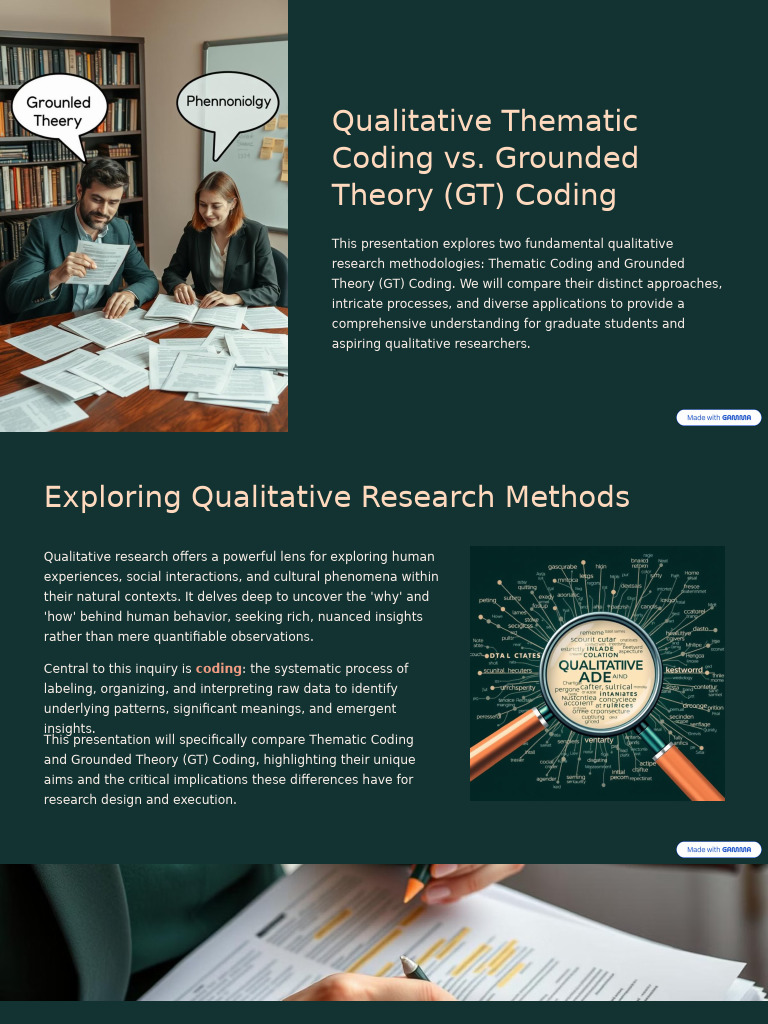 Comparing Thematic and Grounded Theory | PDF | Qualitative Research ...