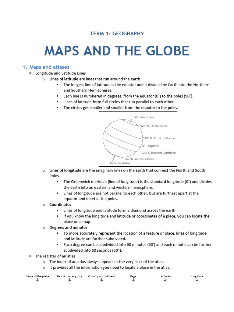 Understanding Maps and Earth's Geography | PDF | Rain | Precipitation