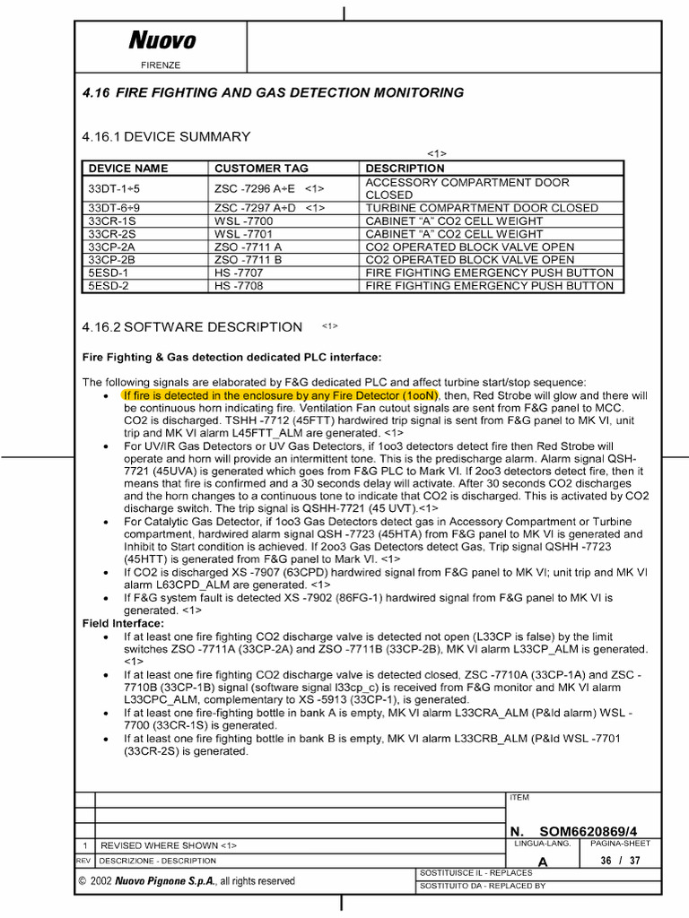 CO2 Fire Protection System Overview | PDF | Valve | Carbon Dioxide
