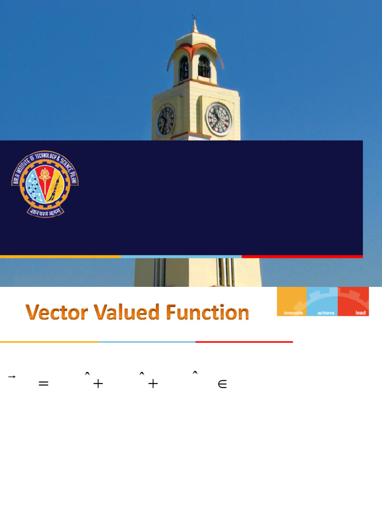 Vector Valued Functions in Motion | PDF | Curvature | Geometry
