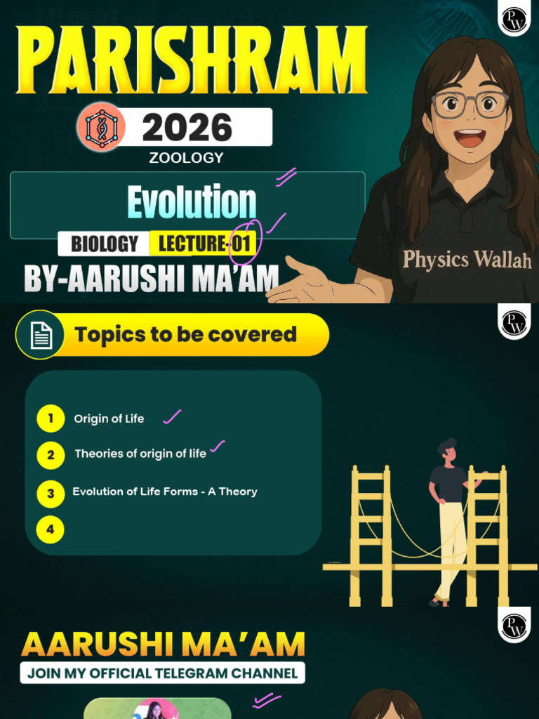 Evolution 01 Class Notes | PDF