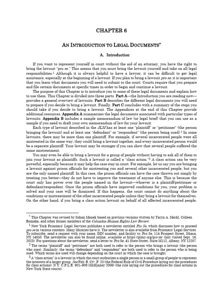 Pro Se Legal Document Overview | PDF | Lawsuit | Summary Judgment