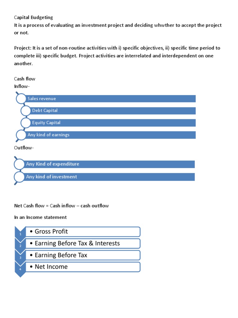 Capital Budgeting and Cash Flow Analysis | PDF