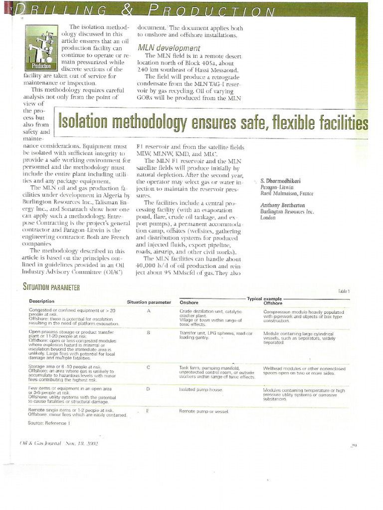 Isolation Methodology | PDF