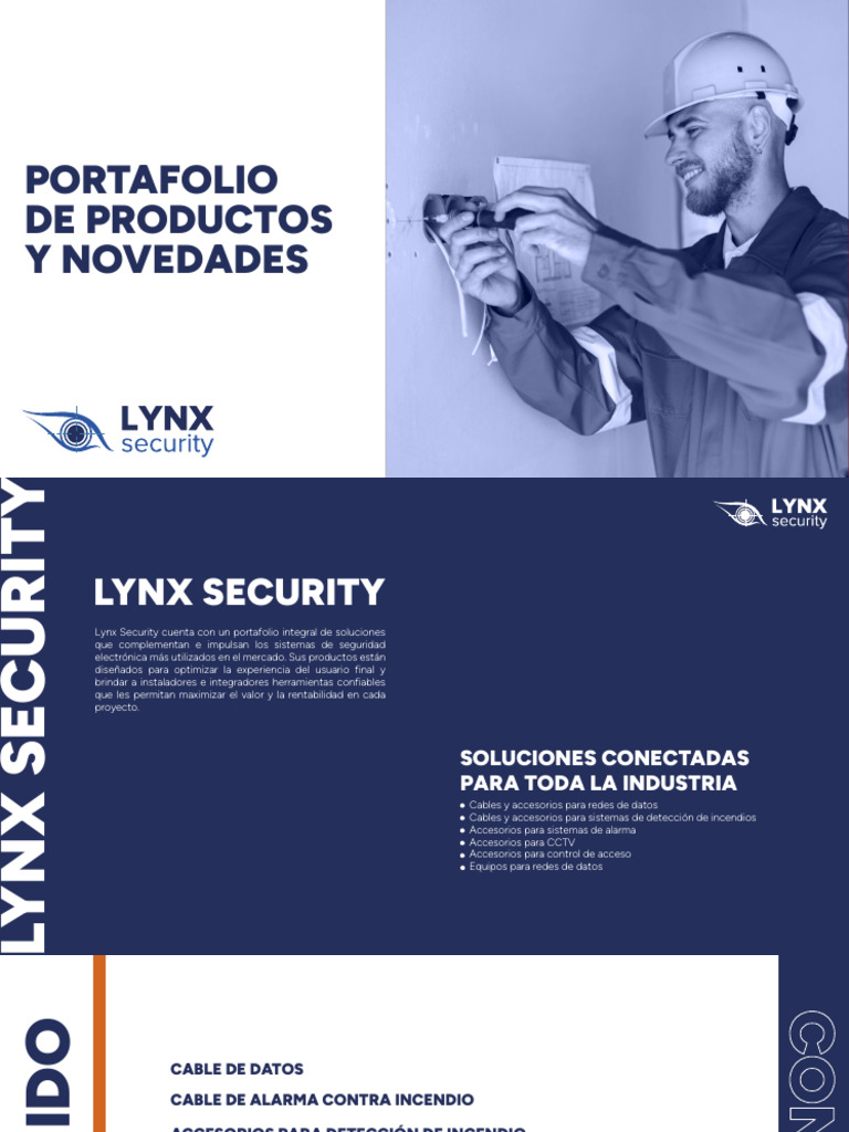 Portafolio de Productos Lynx Security | PDF | Fibra óptica | Duplex ...