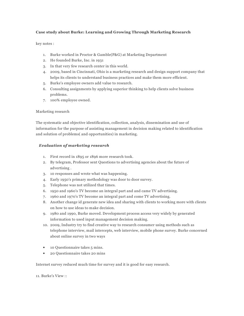 Burke case study mkg rsch 03 picture