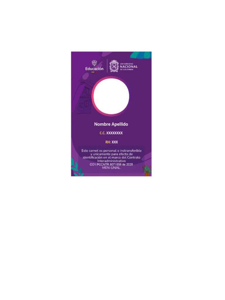 Plantilla Carnet | PDF