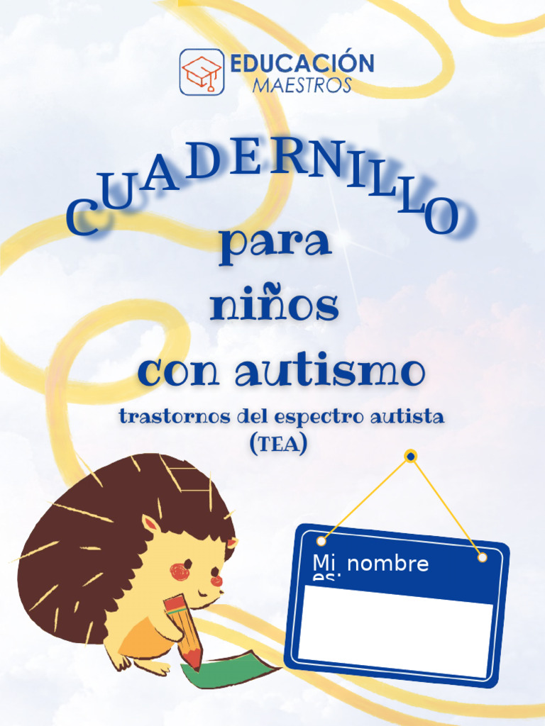 Cuadernillo Actividades para Niños y Niñas Con Autismo (TEA ...