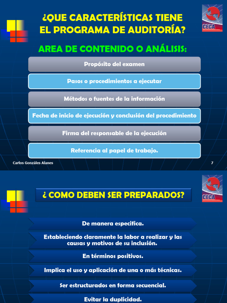 Programa de Auditoría | PDF | Auditoría