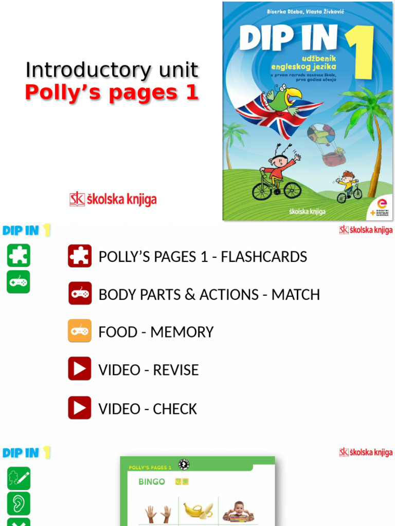 Dip+in+1+ +Intro+Unit+ +Polly's+Pages+1 | PDF