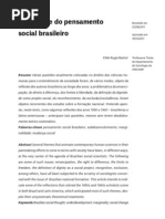 Atualidade Do Pensamento Social Brasileiro - Elide Rugai Bastos