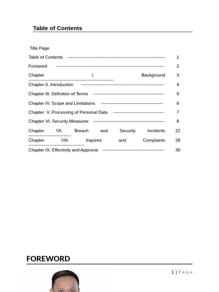 Data Privacy Manual (Autorecovered) | PDF | Security | Computer Security