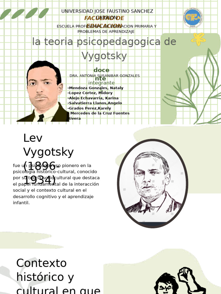 Teoría Psicopedagógica de Vygotsky | PDF | Evaluación | Enseñando