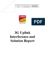 3g Inteference Test and Solution Report