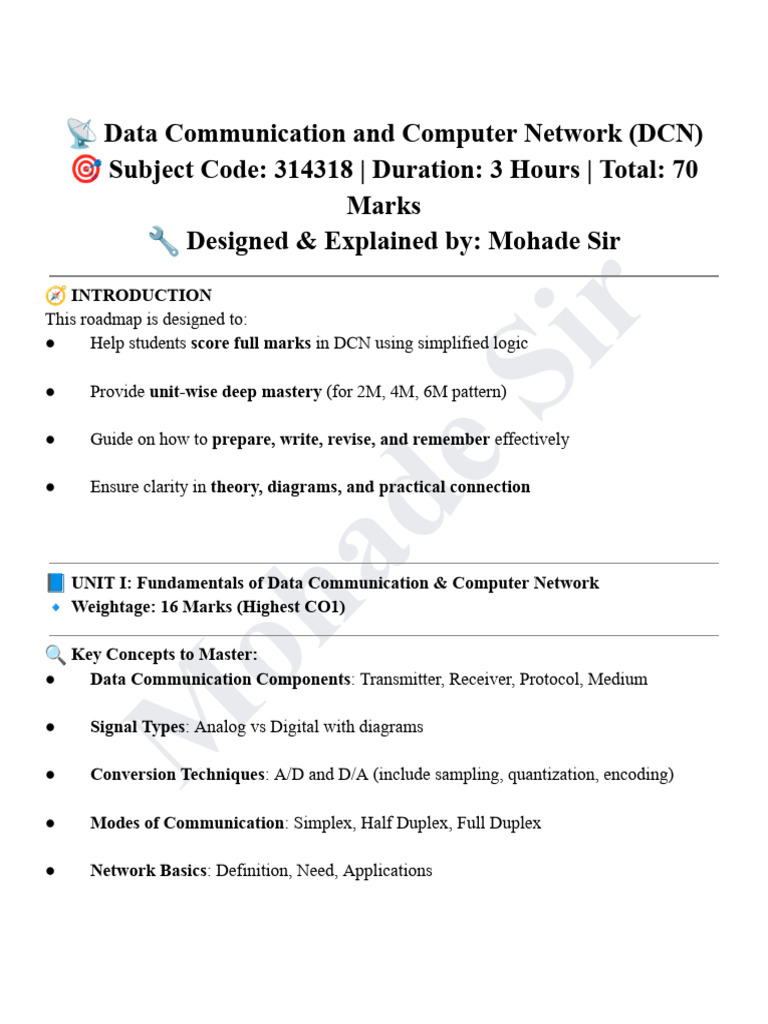 Mastering Data Communication Concepts | PDF | Internet Protocols ...