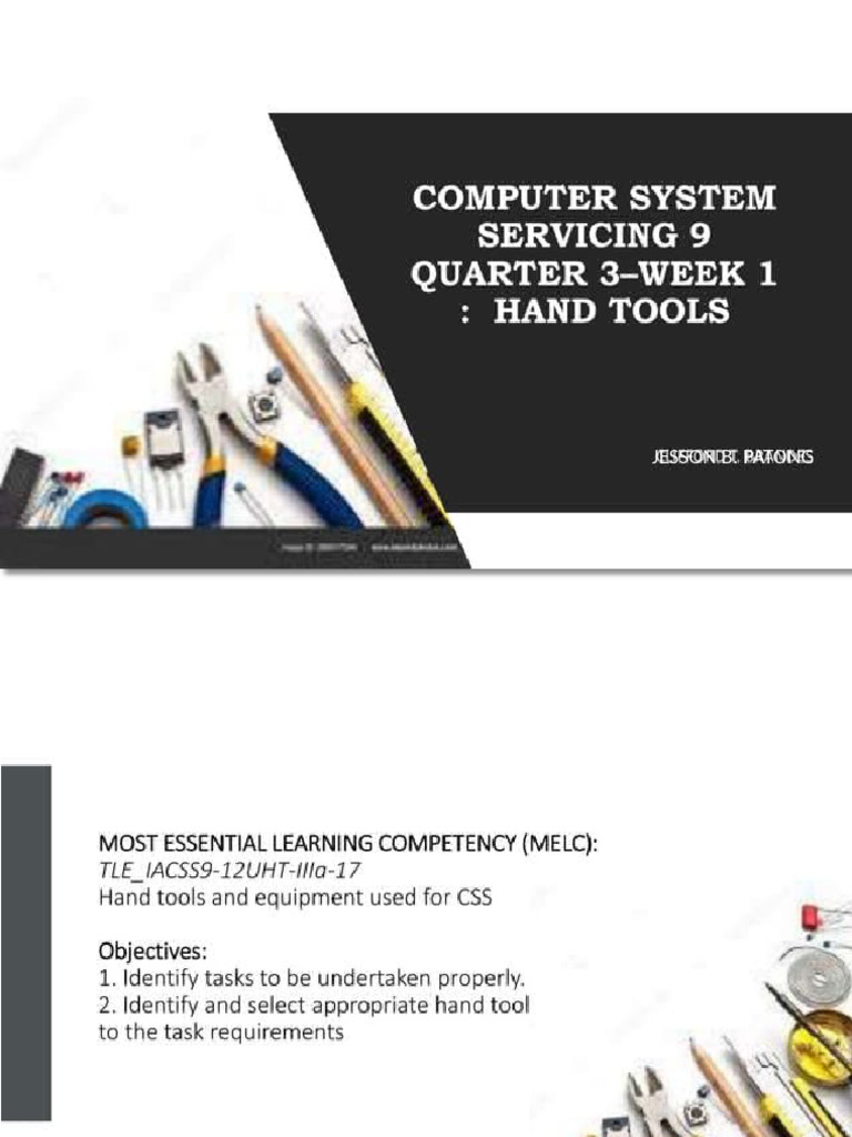 Computer Hand Tools | PDF