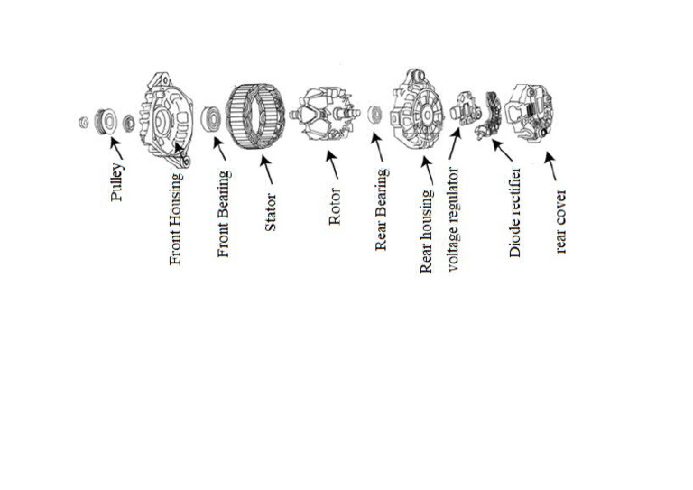 Exploded Alternator Diagram | PDF