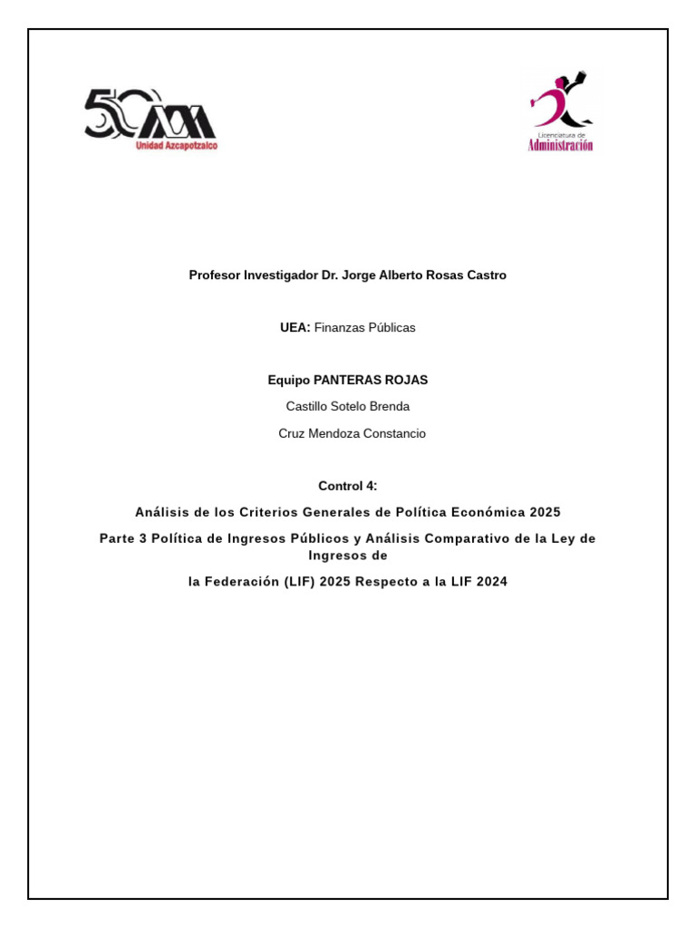 Análisis de Ingresos Públicos 2025 | PDF | Impuestos | Impuesto sobre ...