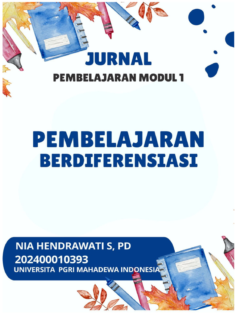 Jurnal Pembelajaran Nia Hendrawati | PDF