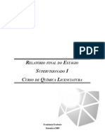 Relatório de estágio supervisionado I para licenciandos