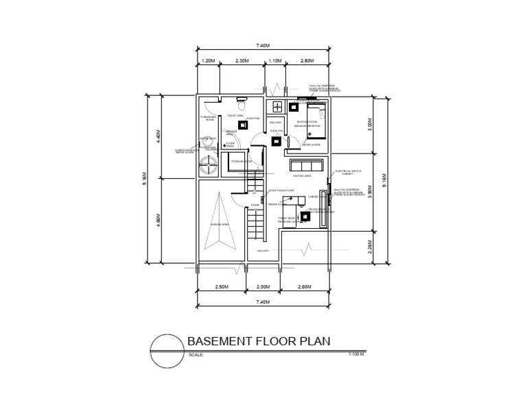 Basement Floor Plan Layout Guide | PDF | Basement | Building Engineering