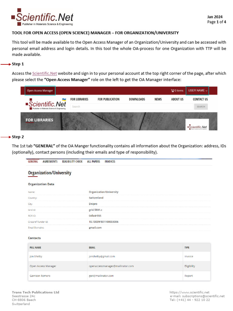 Open Access Manager | PDF | Open Access