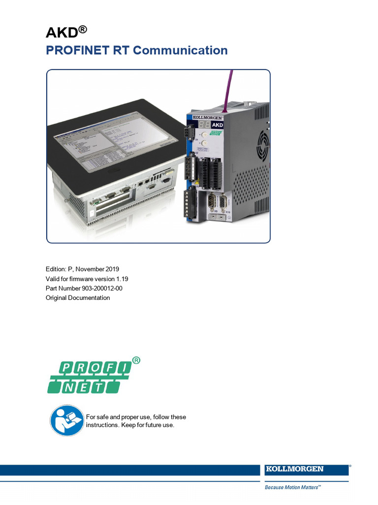 AKD ProfiNet Communications Manual en (REV P) | PDF | Computer ...