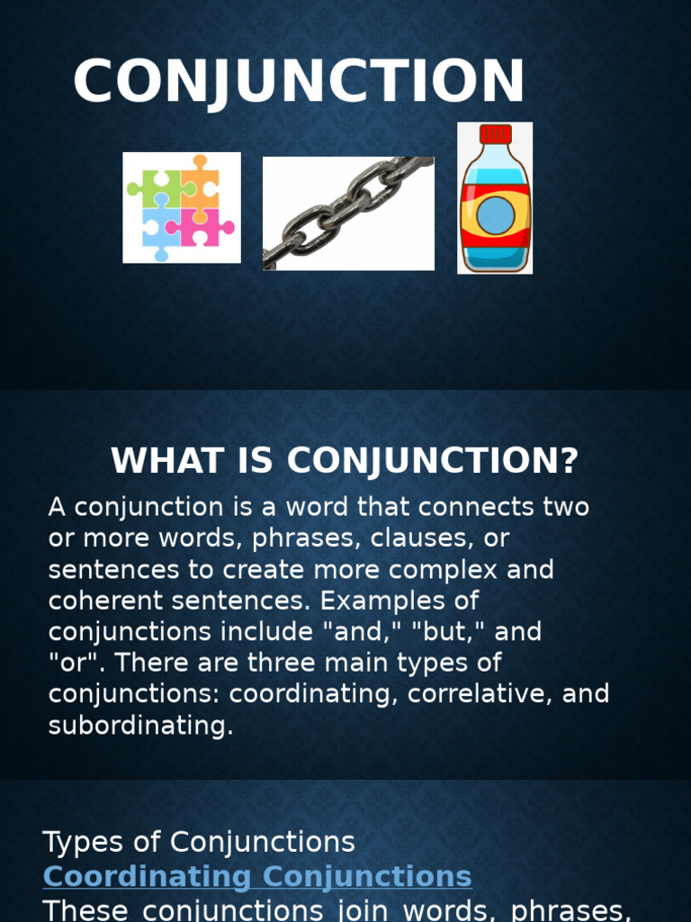 CONJUNCTION | PDF