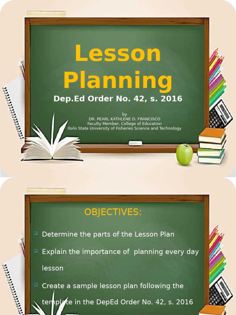 Lesson Planning Final 234 | PDF | Lesson Plan | Learning