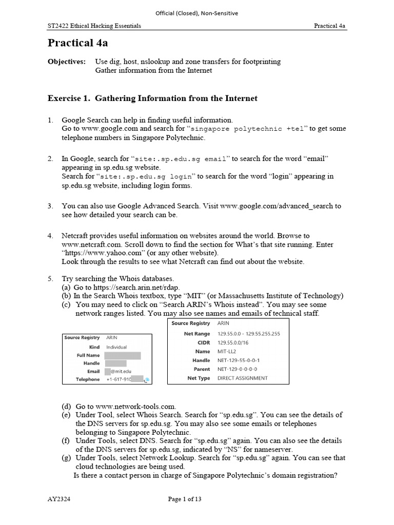 Hostname Enumeration Techniques | PDF | Domain Name System | Computing