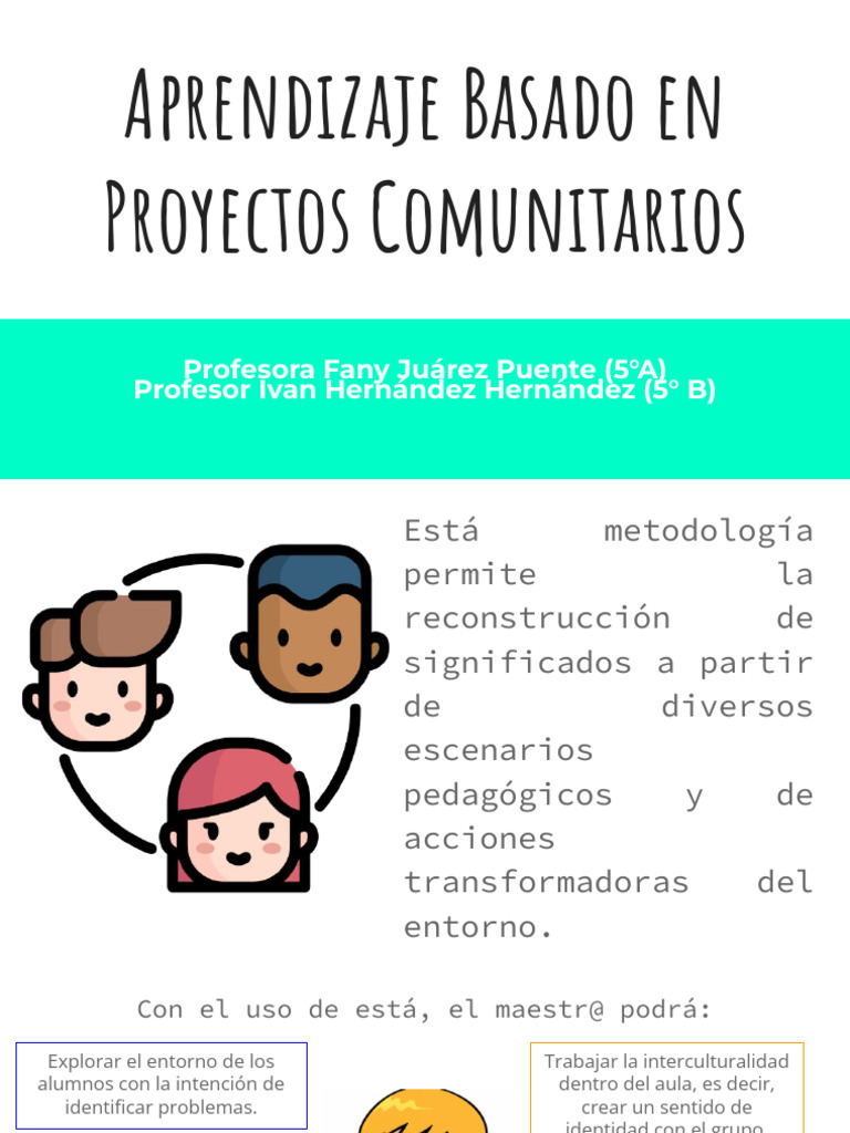Metodología de Aprendizaje por Proyectos | PDF | Planificación ...