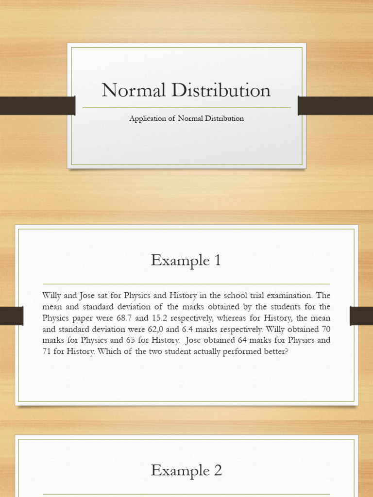 BR - Application of Normal Distribution | PDF