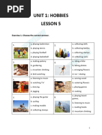 My Hobbies Worksheet for Students | PDF | Hobbies