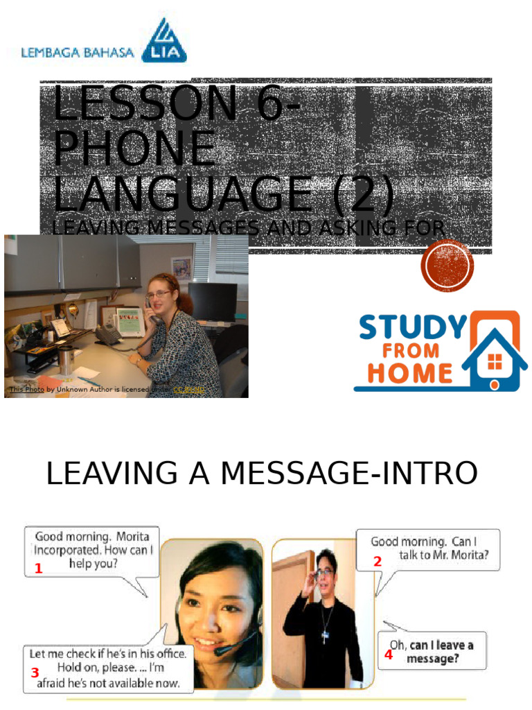 Leaving Messages in Phone Conversations | PDF