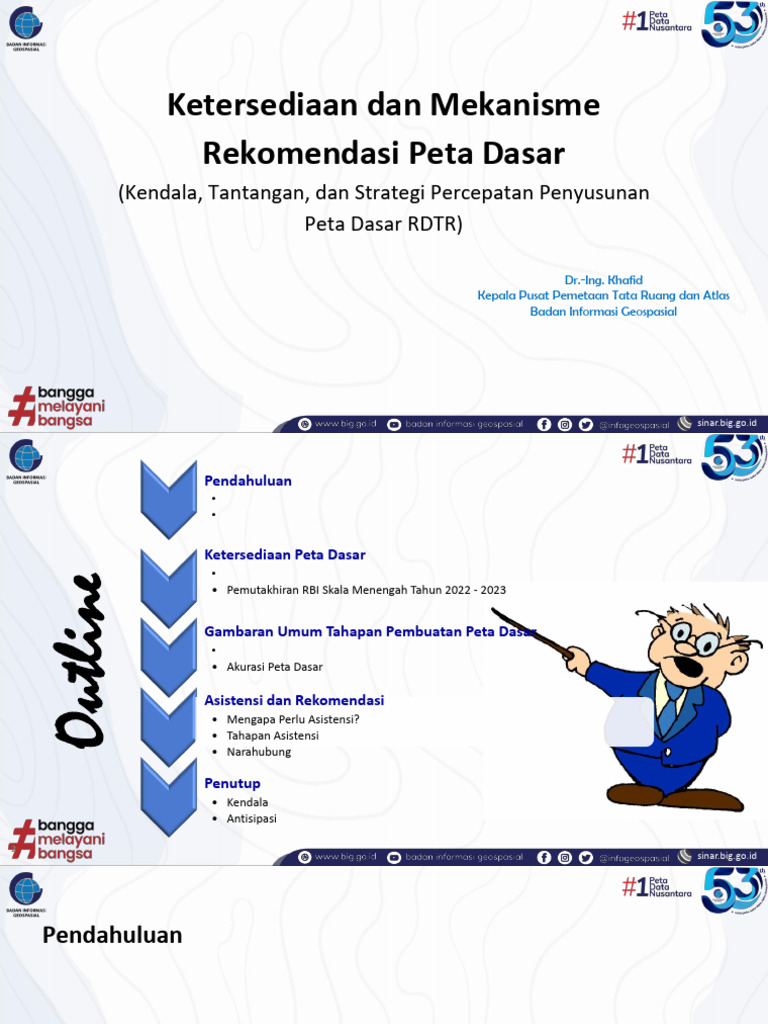Mekanisme Penyusunan Peta Dasar RDTR | PDF