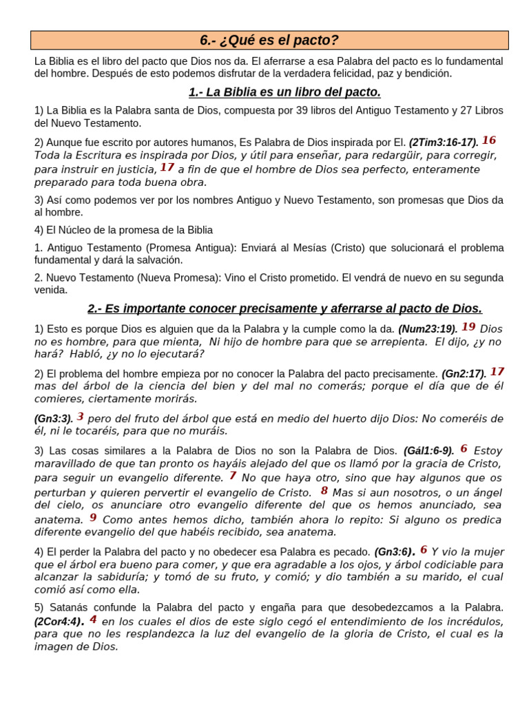 Entendiendo el Pacto en la Biblia | PDF | Cristo (título) | Jesús