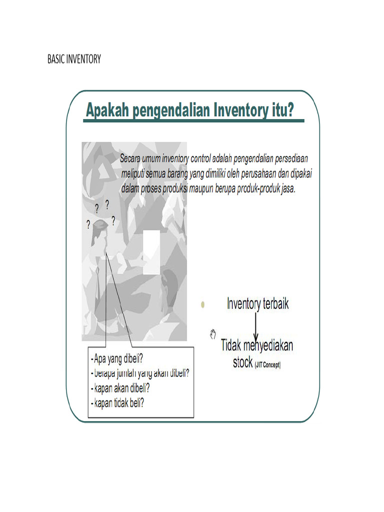 Modul Inventory Control Part 2 | PDF