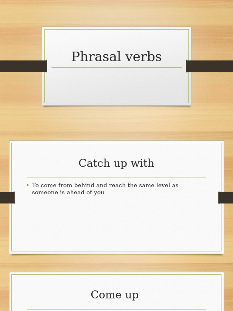 Essential Phrasal Verbs Explained | PDF