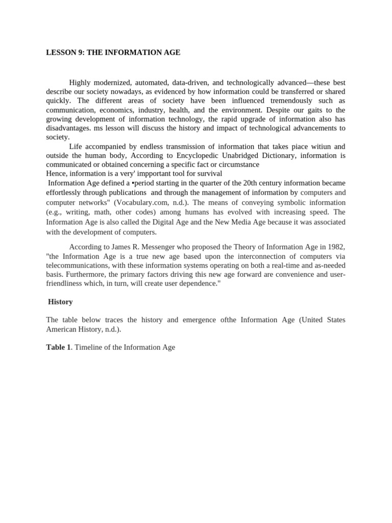 Understanding the Information Age | PDF | Bioinformatics | Desktop Computer