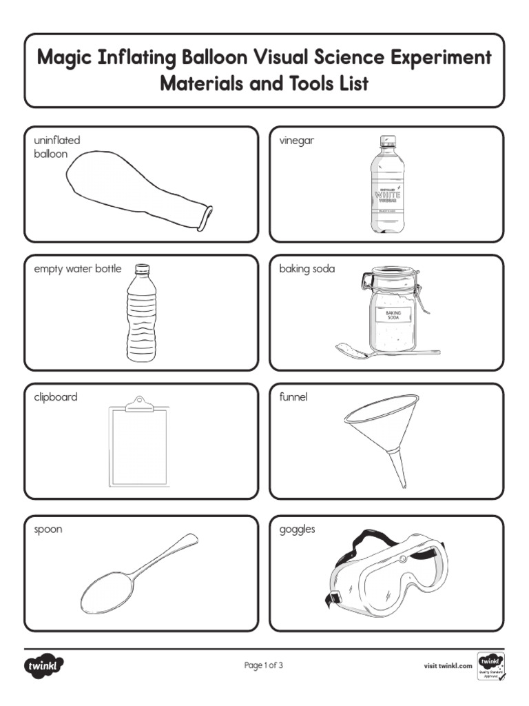 Magic Balloon Science Experiment Guide | PDF