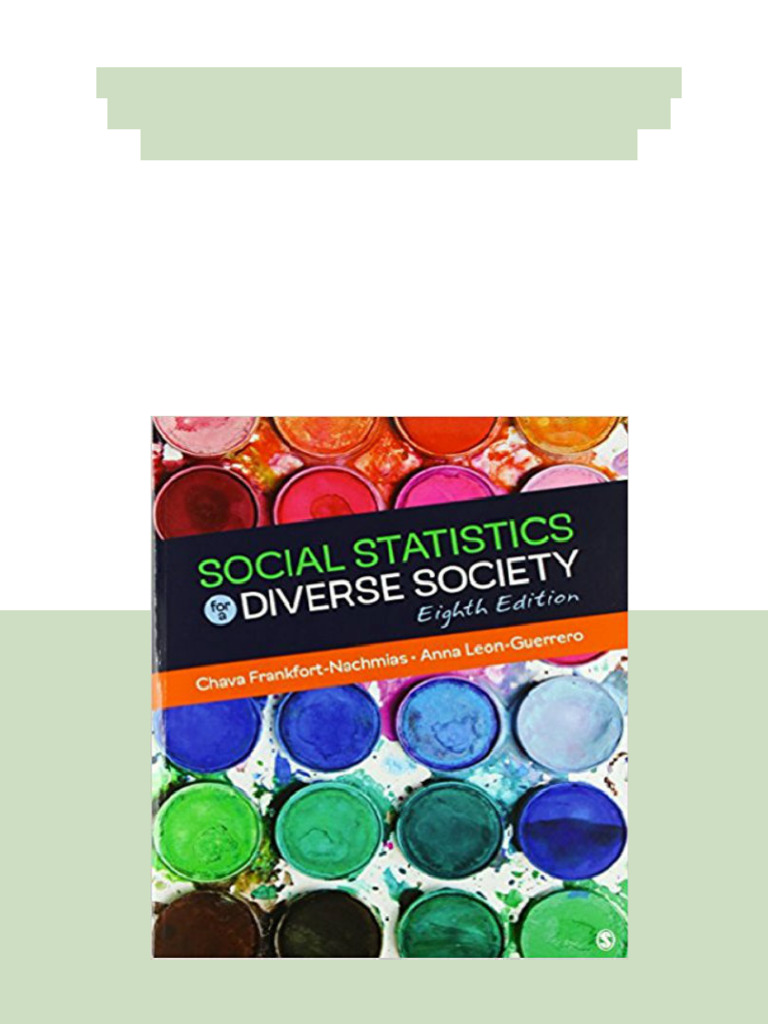 Test Bank Social Statistics For A Diverse Society 8th Edition
