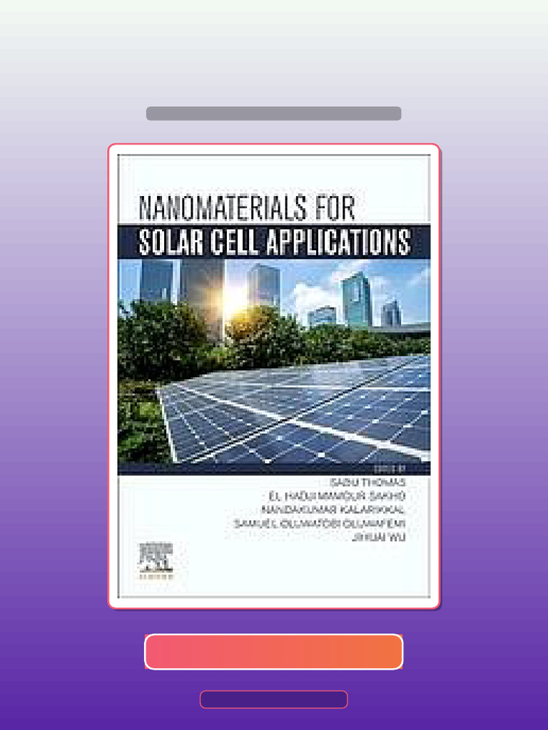 Complete Nanomaterials for Solar Cell Applications Kalarikkal HQ File ...