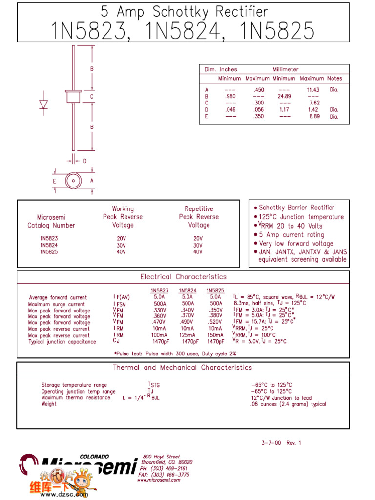 1N5823 | PDF