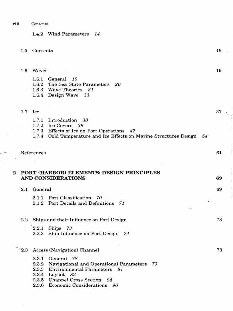 Port Design Principles and Considerations | PDF | Oceans | Port