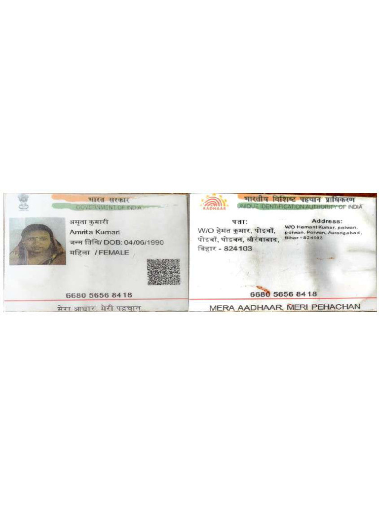 Identification: सरकार Government | PDF