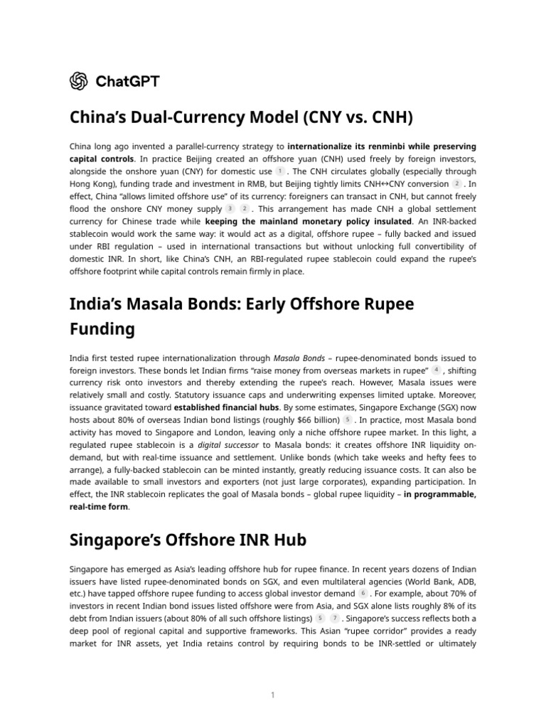 China’s Dual-Currency Strategy Explained | PDF | Renminbi ...